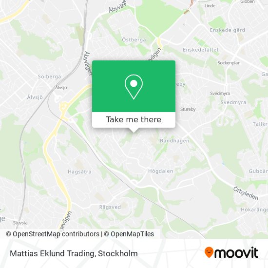 Mattias Eklund Trading map