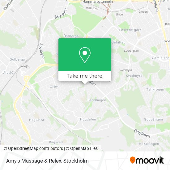 Amy's Massage & Relex map