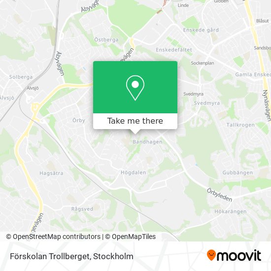 Förskolan Trollberget map