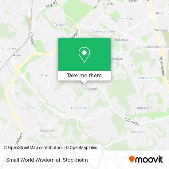 Small World Wisdom af map