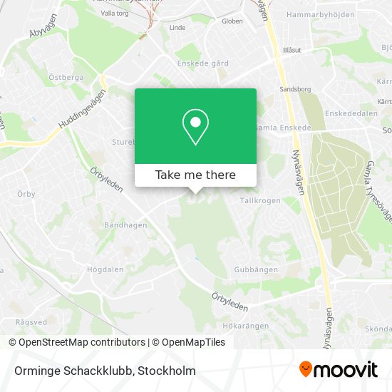 Orminge Schackklubb map