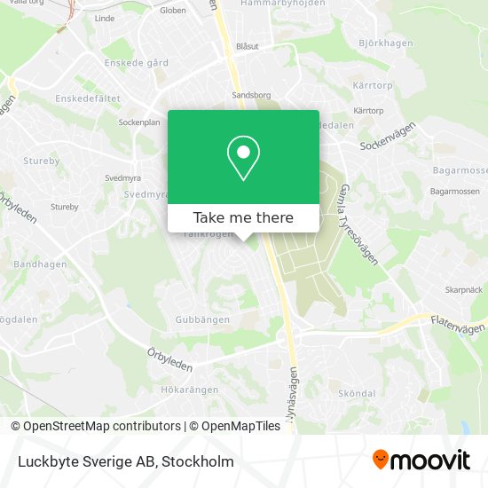 Luckbyte Sverige AB map