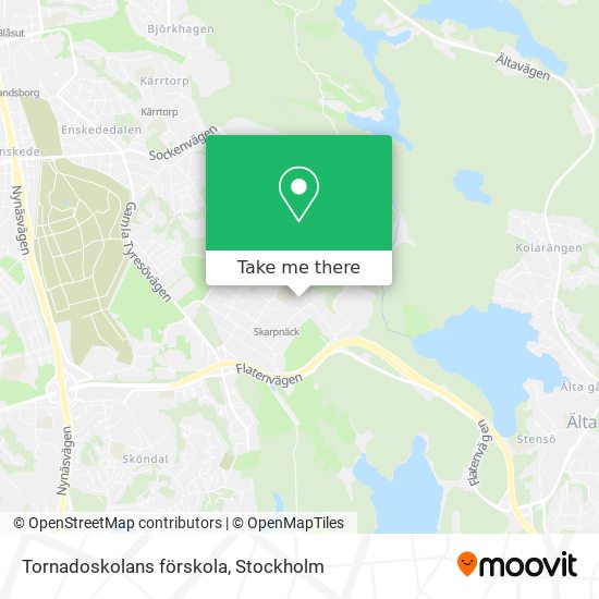 Tornadoskolans förskola map