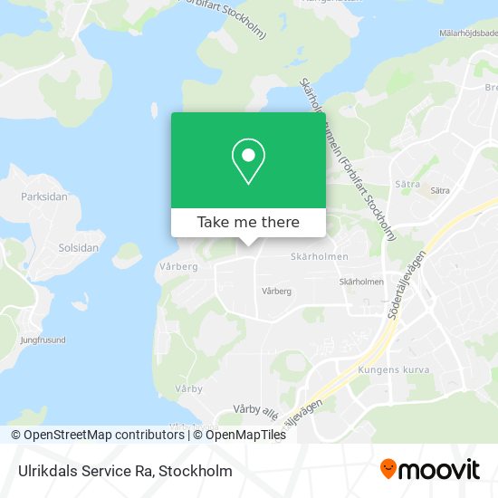 Ulrikdals Service Ra map
