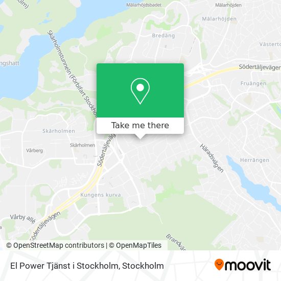 El Power Tjänst i Stockholm map