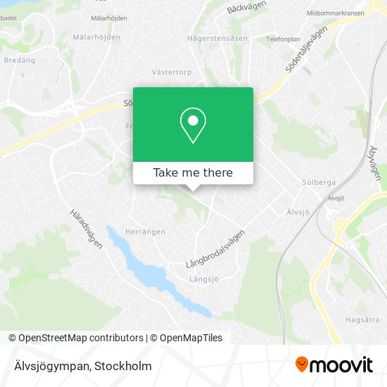 Älvsjögympan map