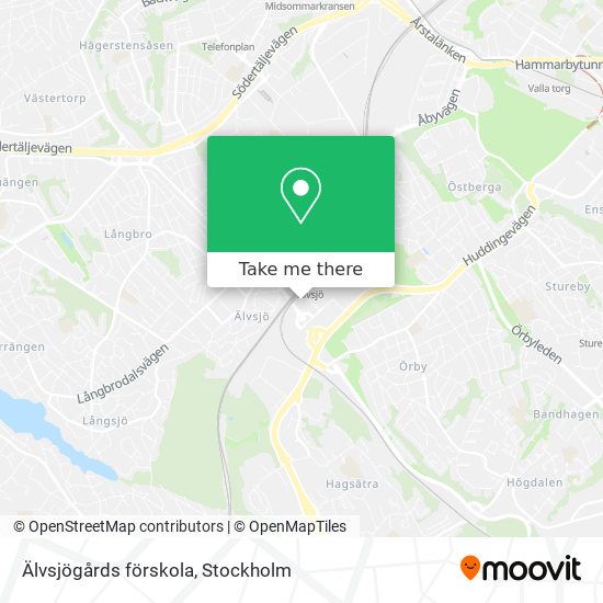 Älvsjögårds förskola map