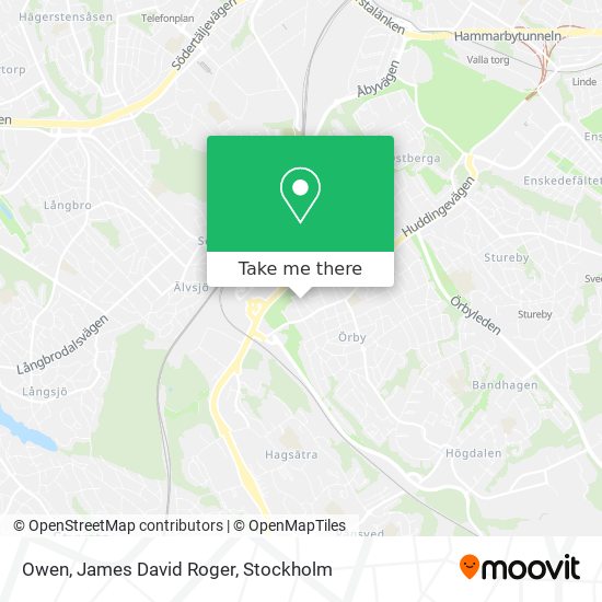 Owen, James David Roger map