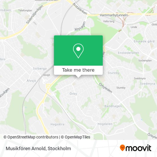 Musikfören Arnold map