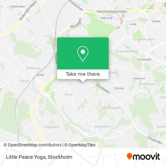 Little Peace Yoga map