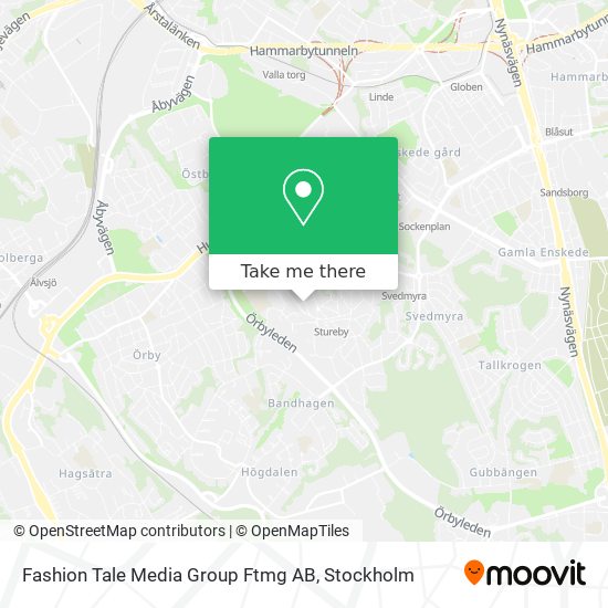 Fashion Tale Media Group Ftmg AB map