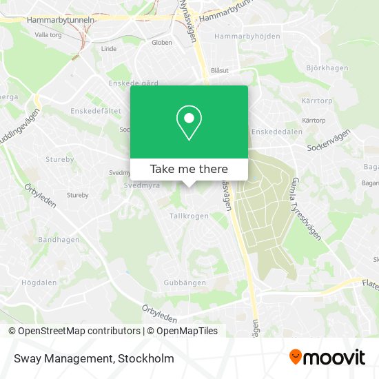 Sway Management map