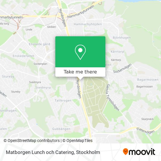 Matborgen Lunch och Catering map