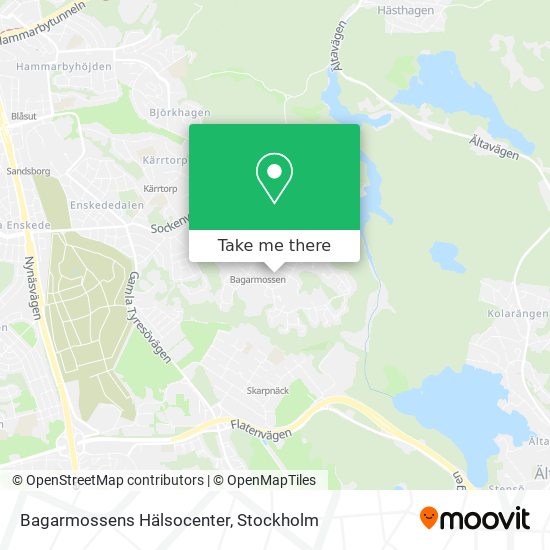 Bagarmossens Hälsocenter map