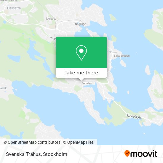 Svenska Trähus map