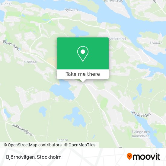 Björnövägen map