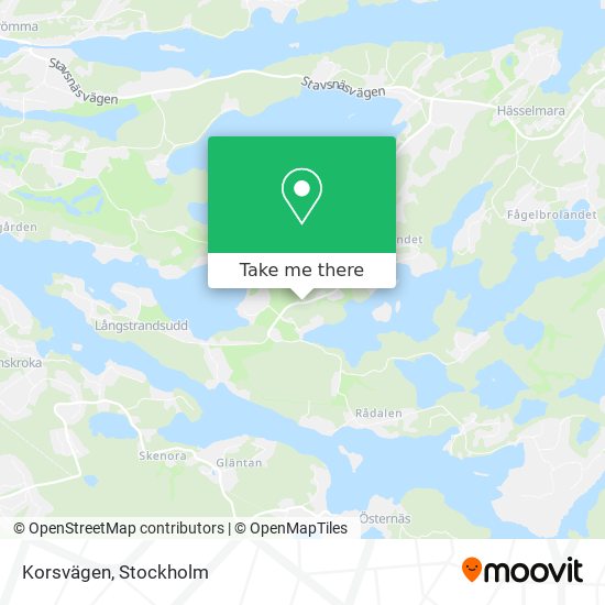 Korsvägen map