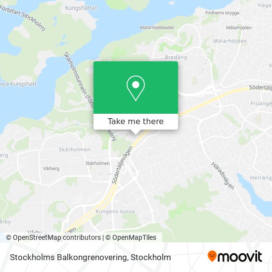 Stockholms Balkongrenovering map