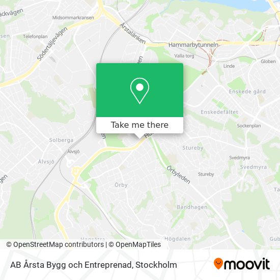 AB Årsta Bygg och Entreprenad map