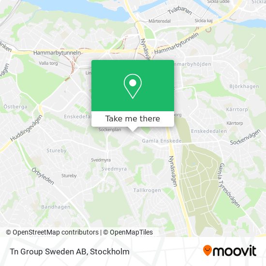Tn Group Sweden AB map