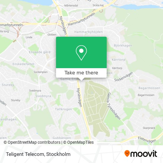 Teligent Telecom map