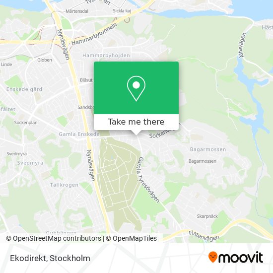 Ekodirekt map