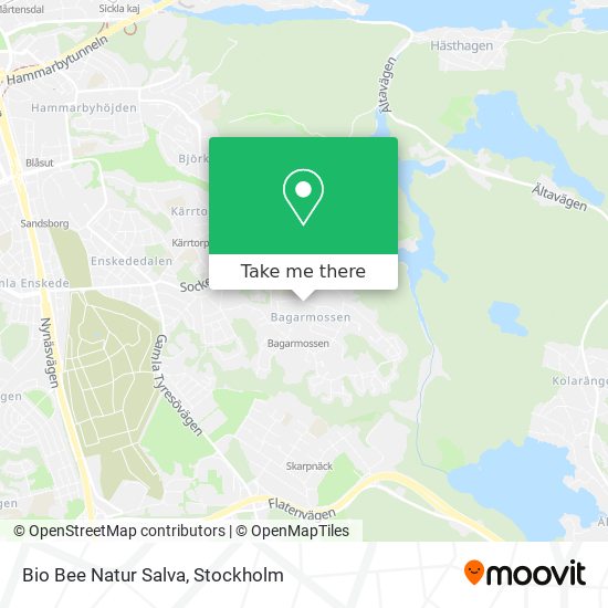 Bio Bee Natur Salva map