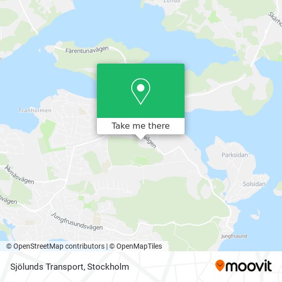 Sjölunds Transport map