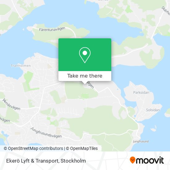 Ekerö Lyft & Transport map