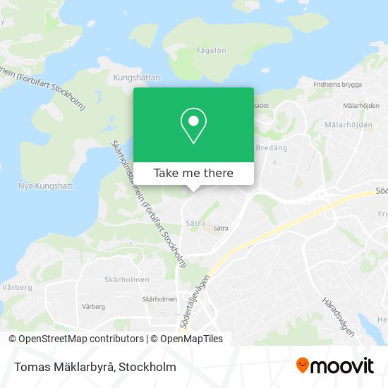 Tomas Mäklarbyrå map