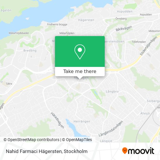 Nahid Farmaci Hägersten map