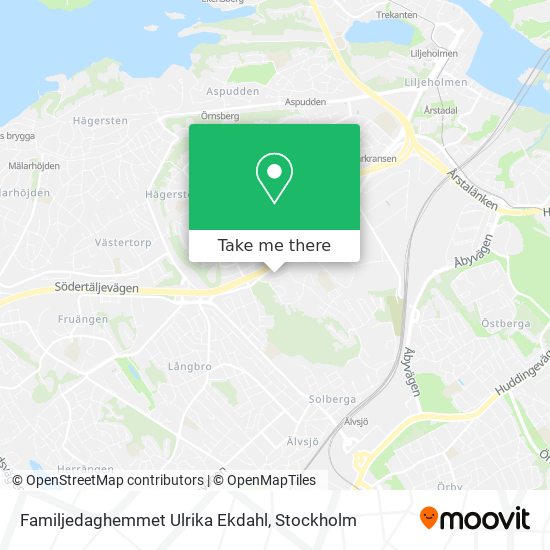Familjedaghemmet Ulrika Ekdahl map
