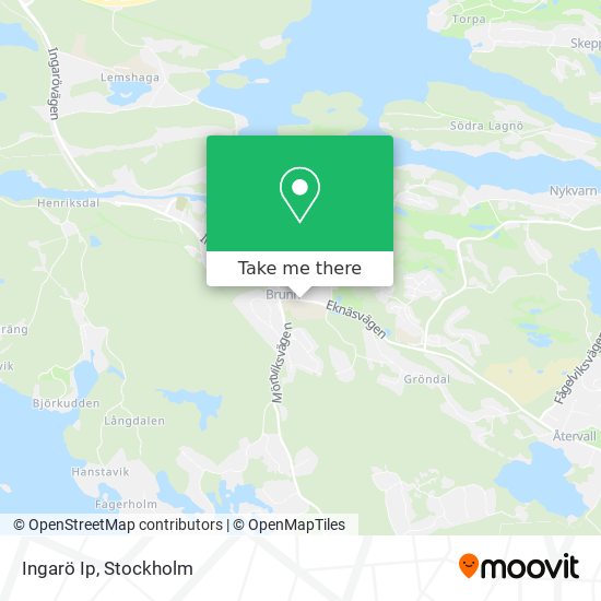 Ingarö Ip map