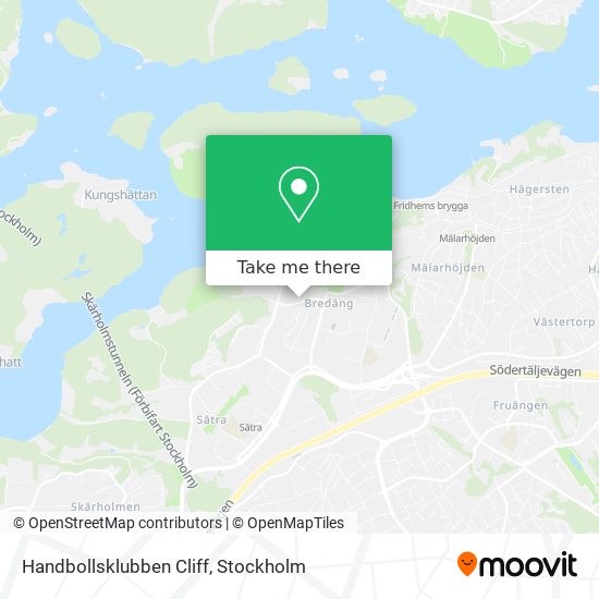 Handbollsklubben Cliff map