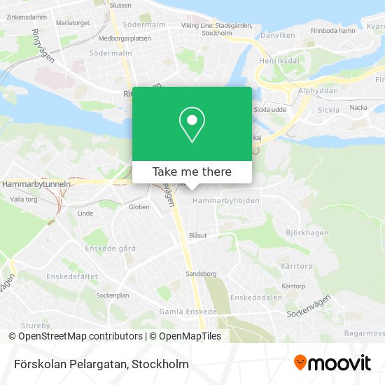 Förskolan Pelargatan map