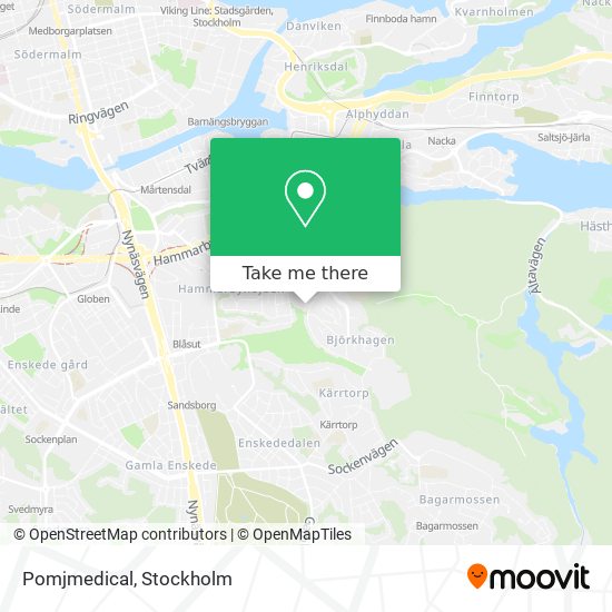 Pomjmedical map