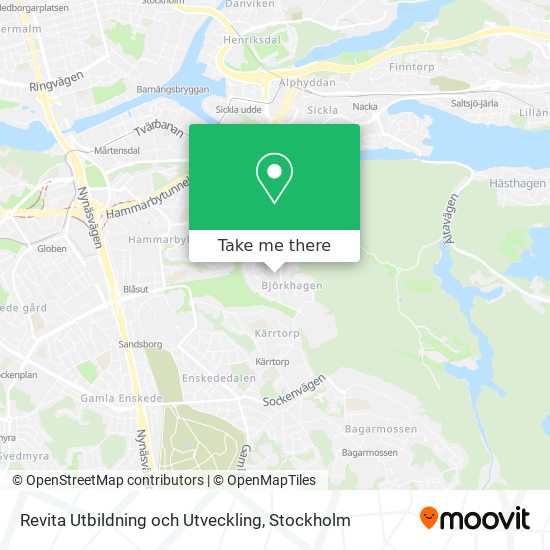 Revita Utbildning och Utveckling map