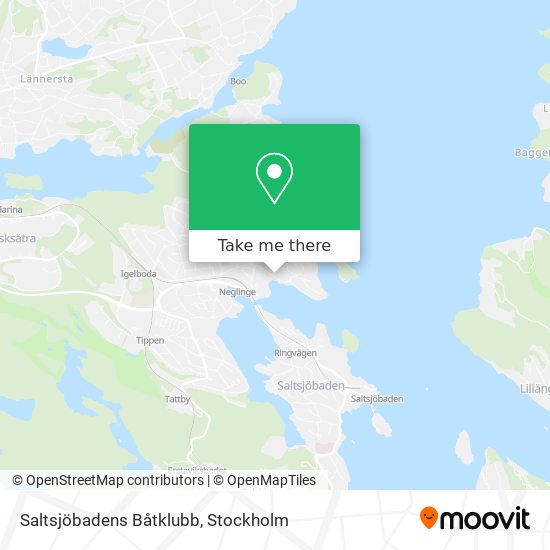 Saltsjöbadens Båtklubb map