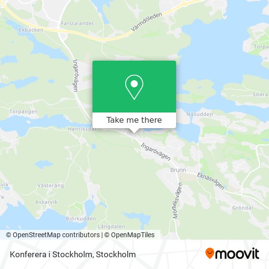 Konferera i Stockholm map