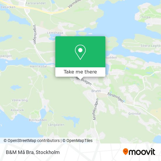 B&M Må Bra map