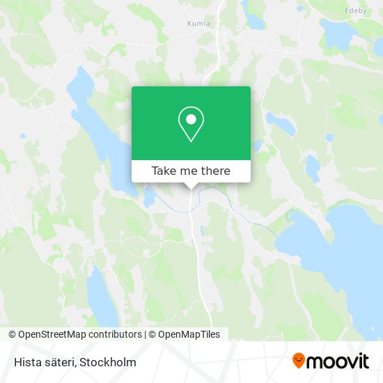 Hista säteri map