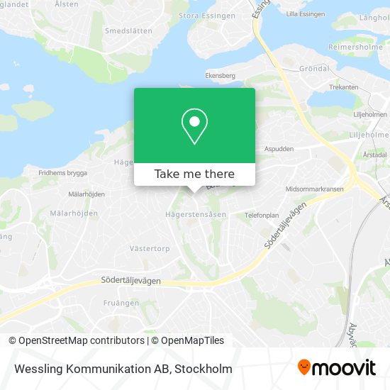 Wessling Kommunikation AB map