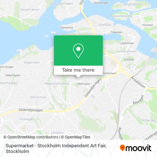 Supermarket - Stockholm Independent Art Fair map