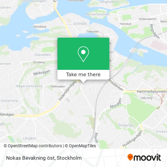 Nokas Bevakning öst map