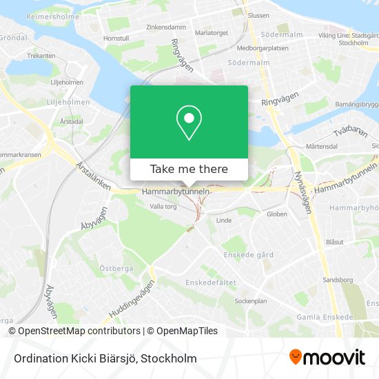 Ordination Kicki Biärsjö map