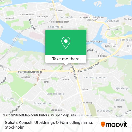 Goliats Konsult, Utbildnings O Förmedlingsfirma map