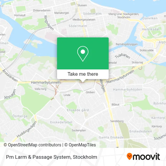 Pm Larm & Passage System map