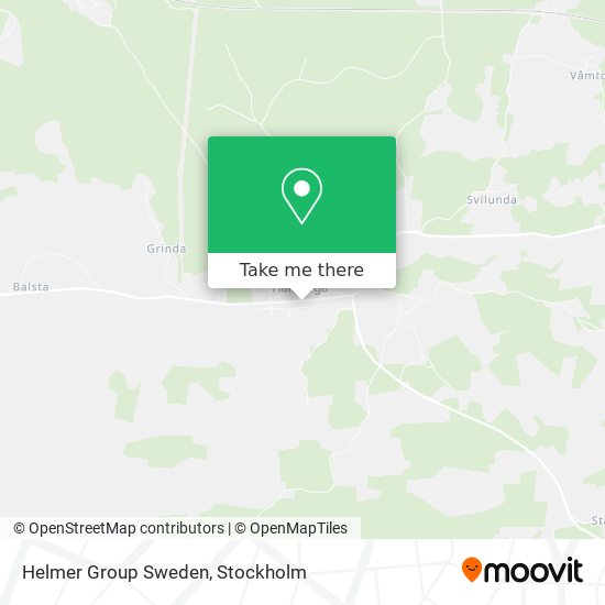 Helmer Group Sweden map