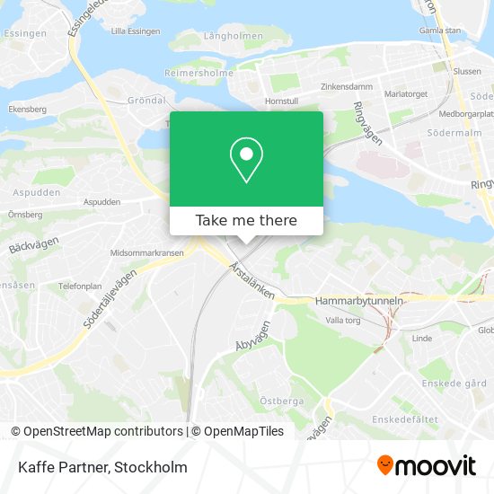 Kaffe Partner map