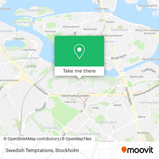 Swedish Temptations map